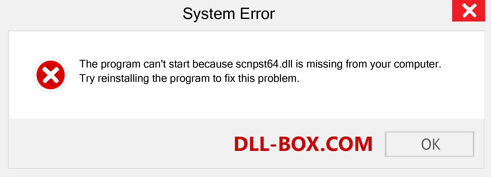  scnpst64.dll file is missing?. Download for Windows 7, 8, 10 - Fix  scnpst64 dll Missing Error on Windows, photos, images